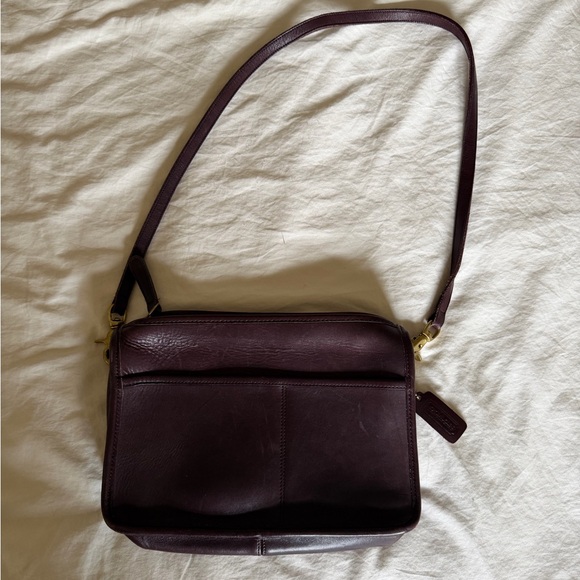 Vintage Coach Dark Purple Companion Bag - Picture 2 of 6